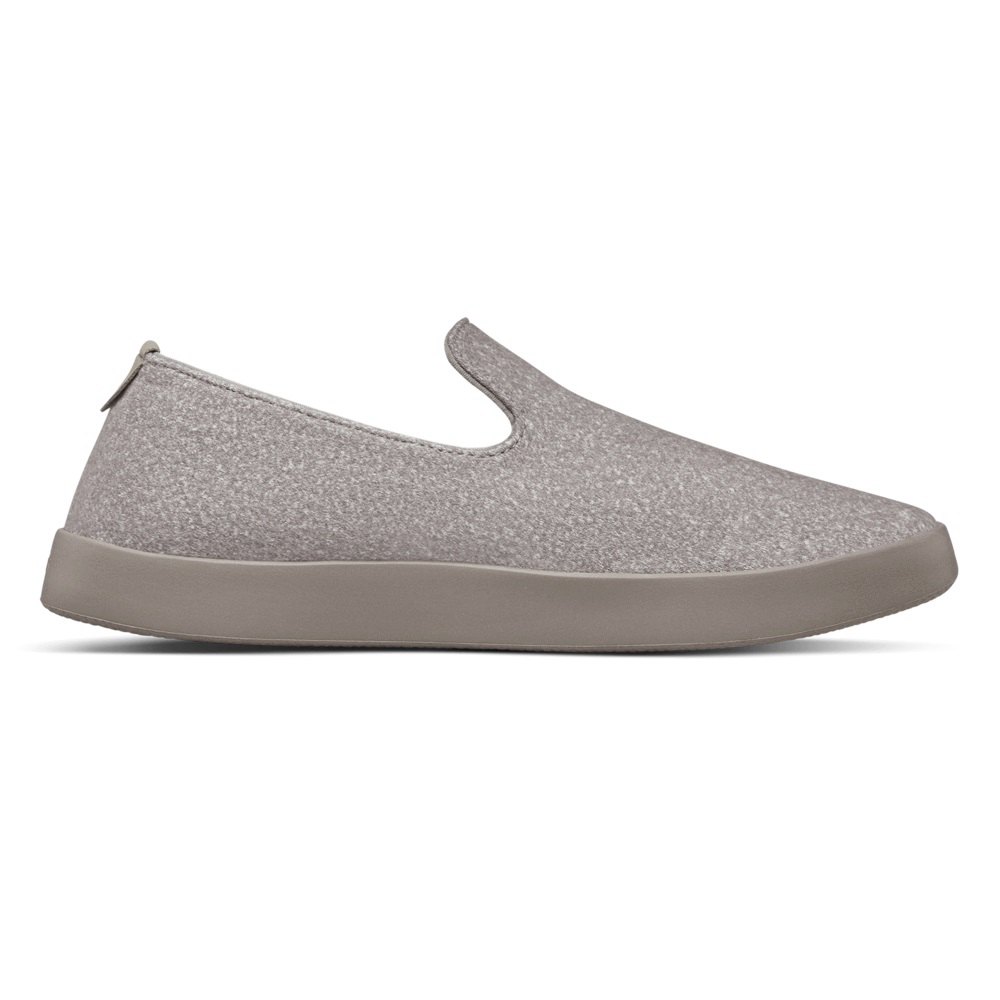 Allbirds Men\'s Slip-Ons Grey - Wool Loungers - 52168WNJX